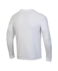Under Armour Men's White Notre Dame Fighting Irish Sideline Rival Fleece Crewneck Sweatshirt