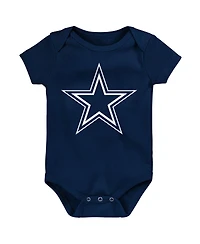 Outerstuff Newborn 3-Piece Dallas Cowboys Little Tike Bodysuit Set