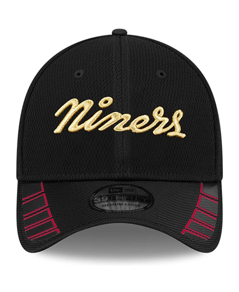 New Era Men's Black San Francisco 49ers 2025 Rivalries Collection Fan Pack 39THIRTY Flex Hat