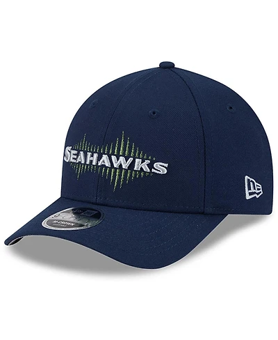 New Era Men's College Navy Seattle Seahawks 2025 Rivalries Collection Team 9FORTY M-Crown Adjustable Hat