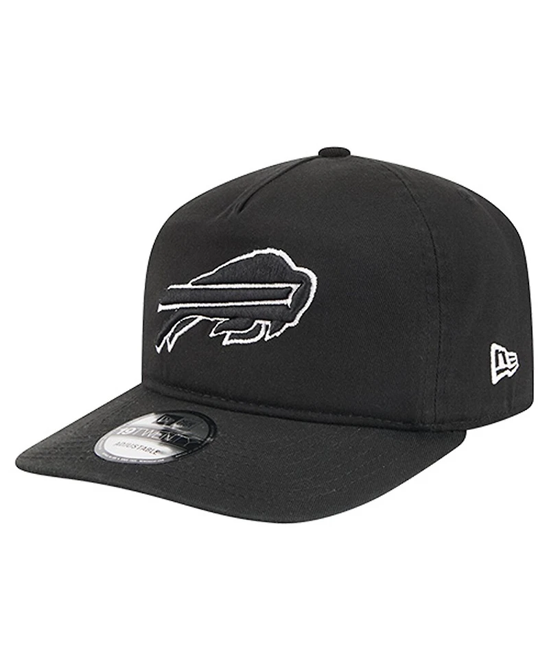 New Era Men's Black/White Buffalo Bills 19TWENTY Adjustable Hat
