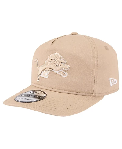 New Era Men's Tan Detroit Lions 19TWENTY Adjustable Hat