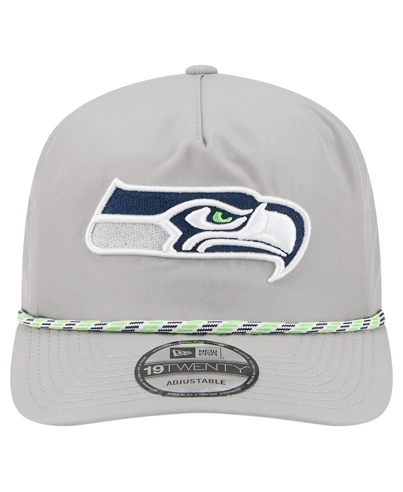 New Era Men's Gray Seattle Seahawks Rope 19TWENTY Hat