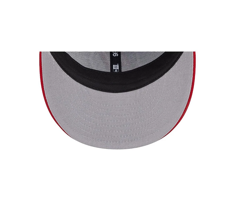 New Era Men's Gray/Red New Jersey Devils Wool Pin Low Profile 9FIFTY Snapback Hat