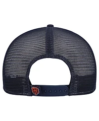 New Era Men's Orange/Navy Chicago Bears Outdoor Split Panel 9FIFTY Snapback Hat