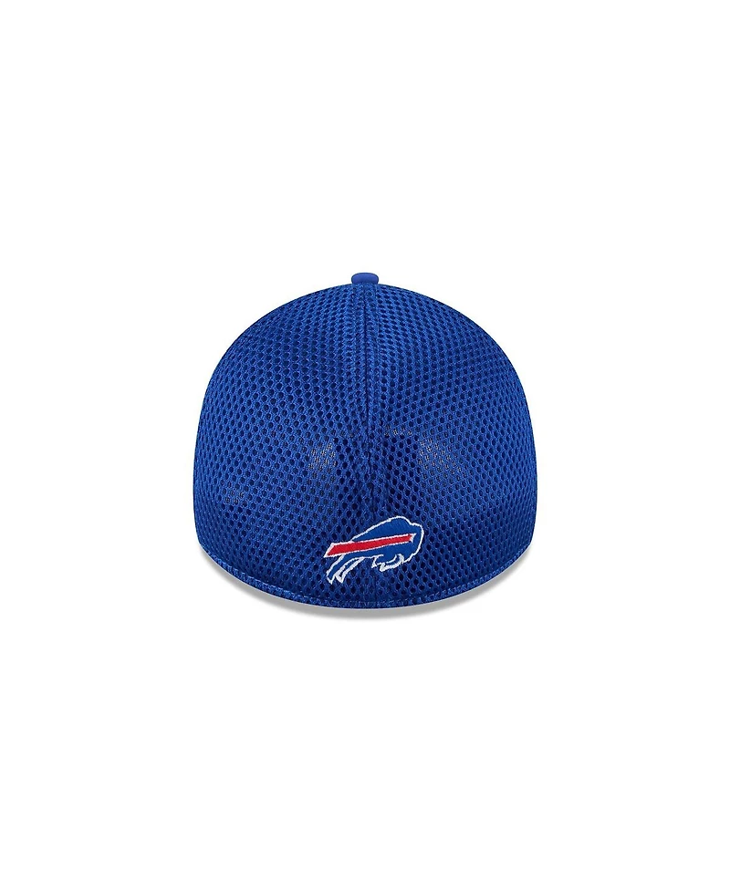 New Era Men's Royal Buffalo Bills Outline 39THIRTY Flex Hat