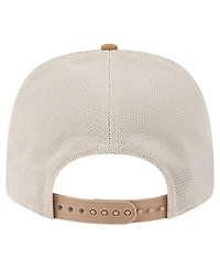 New Era Men's Tan/Light Brown New York Knicks Two-Tone 9SEVENTY Adjustable Trucker Hat
