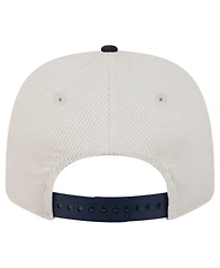 New Era Men's Stone/Navy Chicago Bears Loyal Corduroy 9SEVENTY Adjustable Hat
