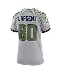 Nike Women's Steve Largent Wolf Gray Seattle Seahawks 2025 Rivalries Collection Retired Game Jersey
