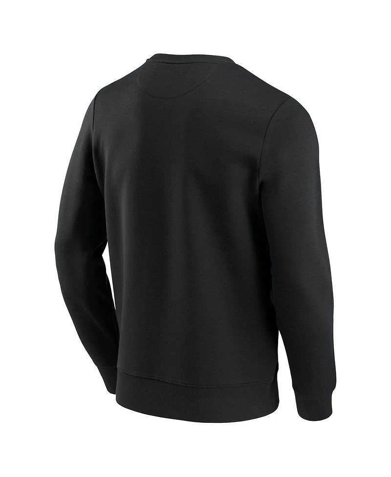 Fanatics Men's Black All Blacks Essentials Logo Fleece Pullover Sweatshirt