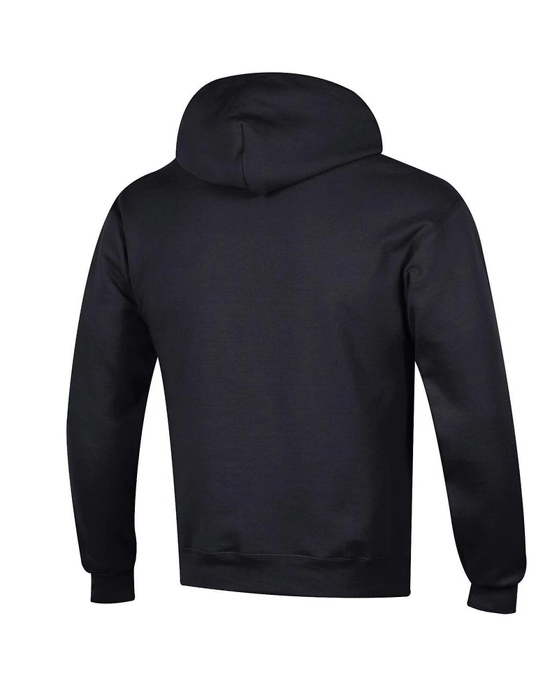 Champion Men's Black Iowa Hawkeyes Basic Arch Fleece Pullover Hoodie