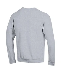 Champion Men's Heather Gray Usc Trojans Arch Over Logo Pullover Sweatshirt