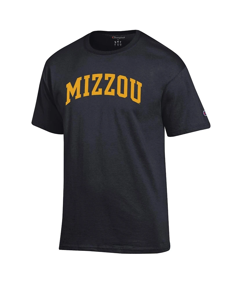 Champion Men's Black Missouri Tigers Basic Arch T-Shirt