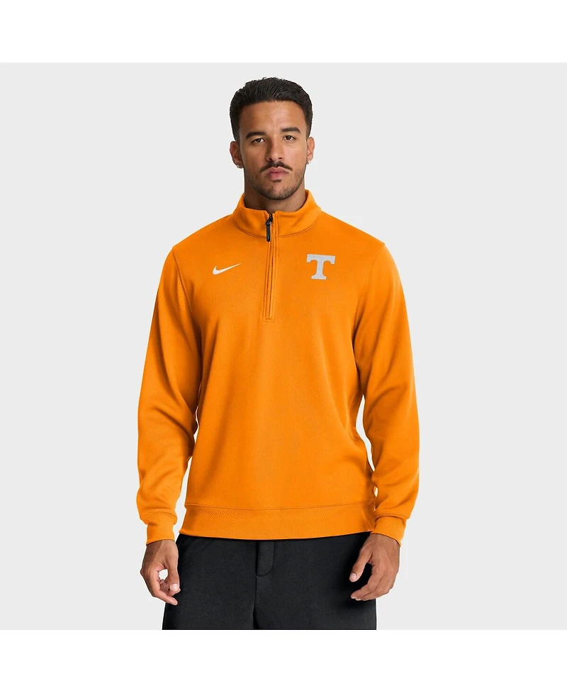 Nike Men's Tennessee Orange Volunteers 2025 Coaches Premium Dri-fit Half-Zip Pullover Hoodie