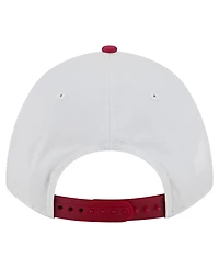 New Era Men's White/Cardinal Usc Trojans Arch Two-Tone Rope 9FORTY A-Frame M-Crown Adjustable Hat