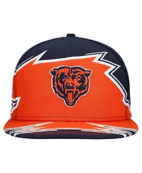 New Era Men's Navy/Orange Chicago Bears Break 59FIFTY Fitted Hat
