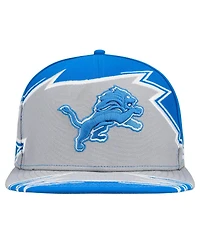 New Era Men's Blue/Gray Detroit Lions Break 59FIFTY Fitted Hat