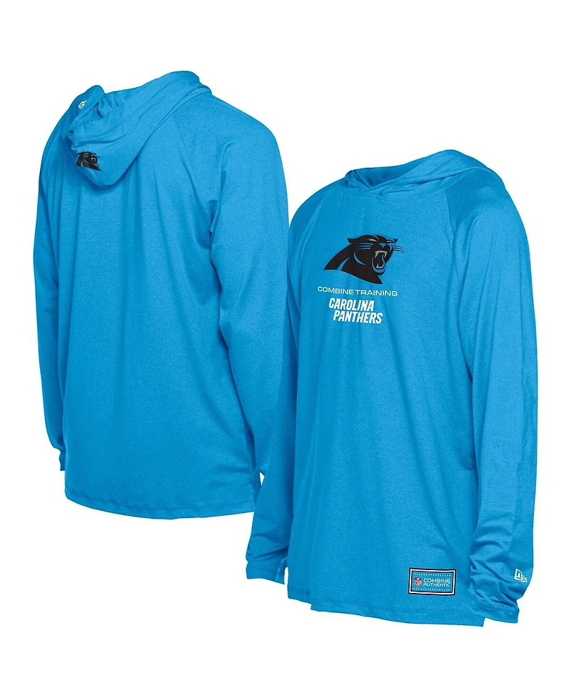 New Era Men's Blue Carolina Panthers Functional Fandom Hoodie