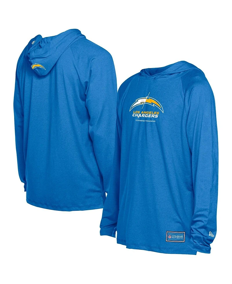New Era Men's Blue Los Angeles Chargers Functional Fandom Hoodie