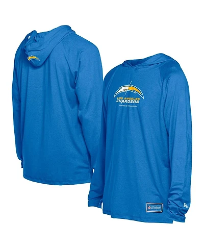 New Era Men's Blue Los Angeles Chargers Functional Fandom Hoodie