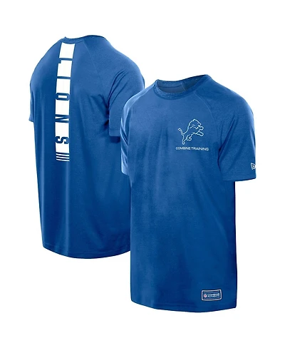 New Era Men's Blue Detroit Lions Functional Fandom Reflective T-Shirt