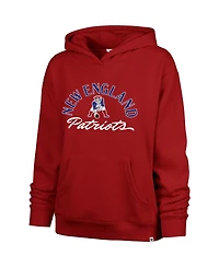 '47 Brand Women's Red New England Patriots Whirlwind Naomi Pullover Hoodie