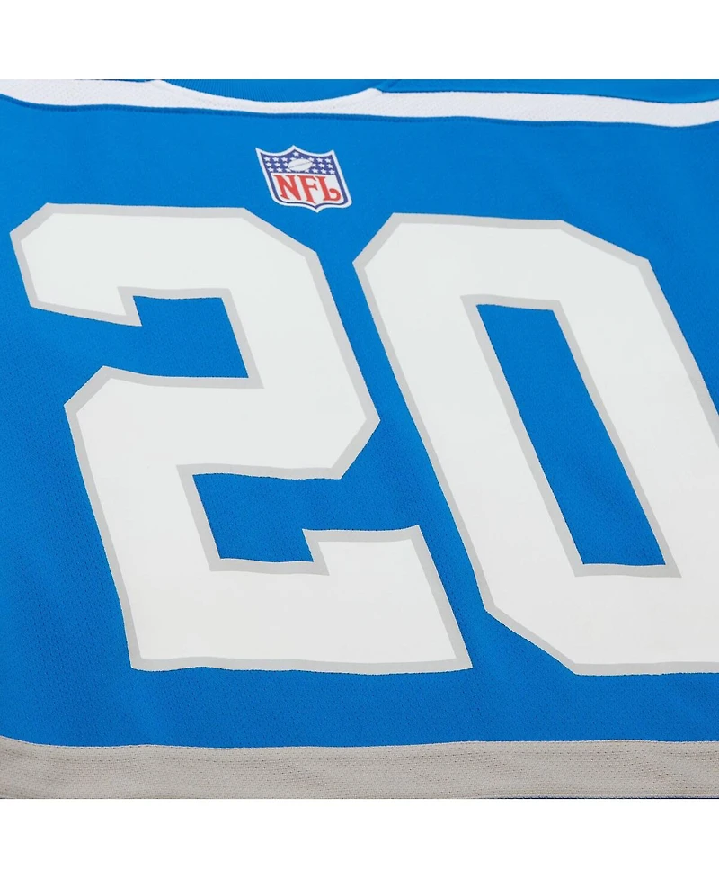 Mitchell & Ness Men's Barry Sanders Blue Detroit Lions Maxxed Out Fashion Hockey Jersey