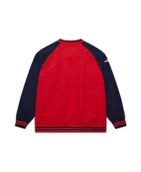 Mitchell & Ness Men's Red New England Patriots Raglan Jacket