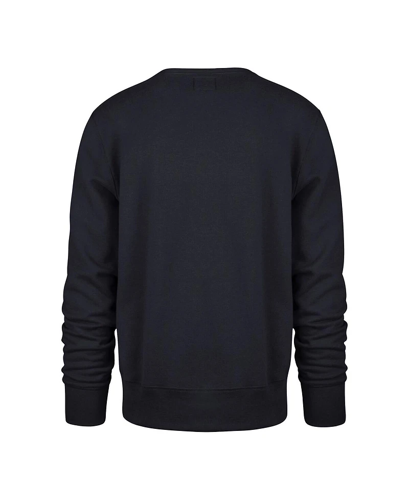 '47 Brand Men's and Women's Navy Minnesota Timberwolves Brush By Headline Crewneck Sweatshirt