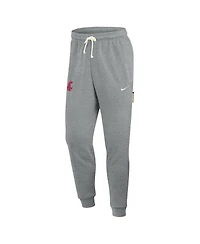 Nike Men's Heather Gray Washington State Cougars 2025 Sideline Standard Issue Dri-fit Taper Sweatpants