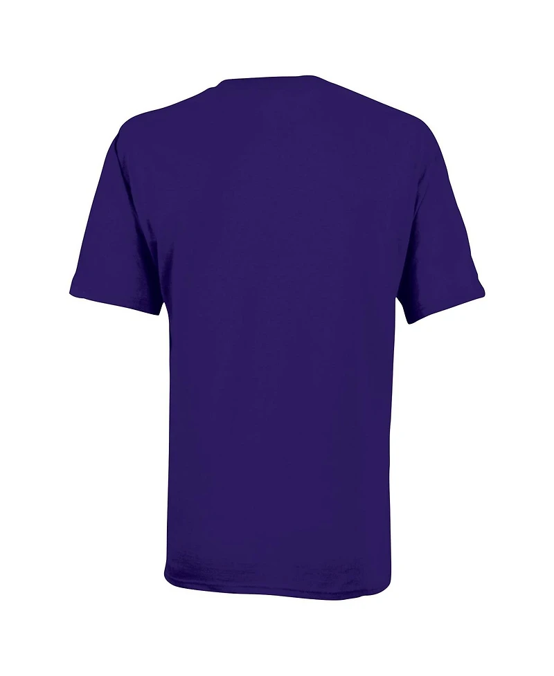 Champion Big Boys and Girls Purple Lsu Tigers Arch Over Logo T-Shirt