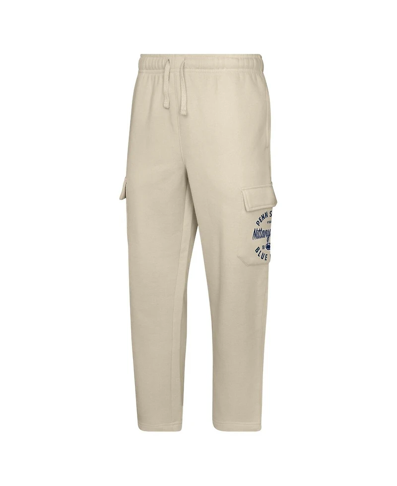 Outerstuff Big Boys and Girls Cream Penn State Nittany Lions All Around The World Fleece Sweatpants