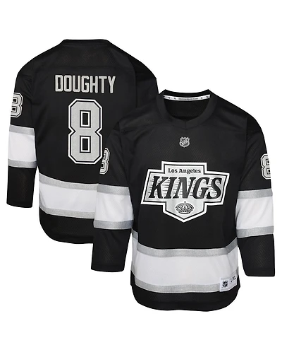 Outerstuff Big Boys and Girls Drew Doughty Black Los Angeles Kings Home Replica Player Jersey