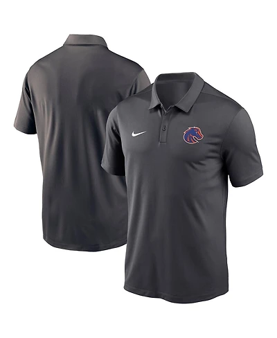 Nike Men's Anthracite Boise State Broncos Victory Solid Performance Polo Shirt