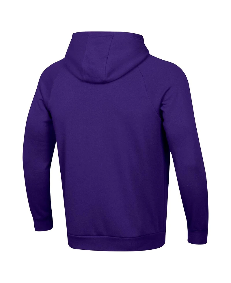 Under Armour Men's Purple Northwestern Wildcats 2024 Sideline Wordmark Rival Pullover Hoodie