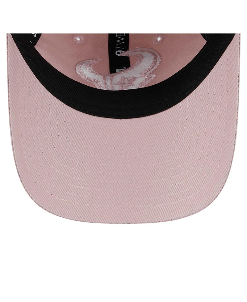 New Era Women's Light Pink Houston Texans Main 9TWENTY Adjustable Hat Main 9TWENTY Adjustable Hat