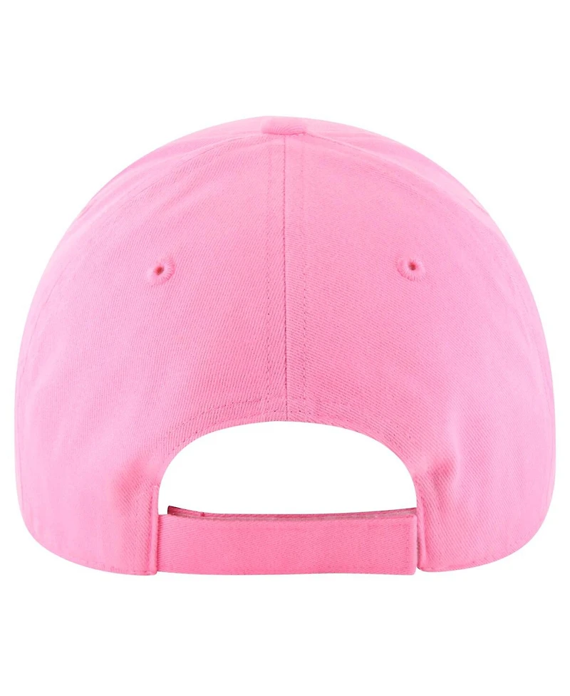 '47 Brand Big Girls Pink Houston Texans Rose Mvp Adjustable Hat