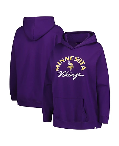 '47 Brand Women's Purple Minnesota Vikings Plus Whirlwind Naomi Hoodie