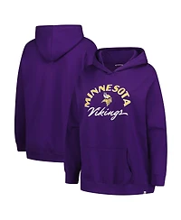 '47 Brand Women's Purple Minnesota Vikings Plus Whirlwind Naomi Hoodie