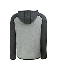 Cutter & Buck Men's Heather Charcoal/Heather Gray Baltimore Orioles Mainsail Full-Zip Hooded Jacket