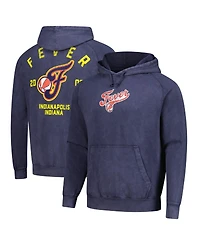 Stadium Essentials Men's and Women's Denim Indiana Fever Get Back Oversized Vintage Raglan Pullover Hoodie