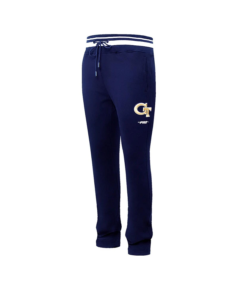 Pro Standard Men's Navy Georgia Tech Yellow Jackets Script Tail Fleece Sweatpants