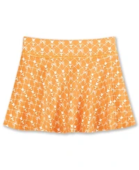 ZooZatz Big Girls Tennessee Orange Volunteers All-Over Print Bow Team Logo Skort