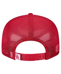 New Era Men's Red Houston Cougars 9FIFTY Trucker Snapback Hat