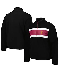 G-iii Sports by Carl Banks Men's Black Arizona State Sun Devils Pinch Runner Half-Zip Hoodie