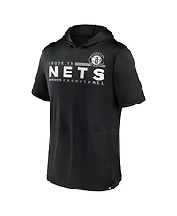 Fanatics Men's Black Brooklyn Nets Possession Hoodie T-Shirt