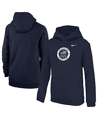 Nike Big Boys and Girls Navy Team Usa Primary Club Fleece Hoodie