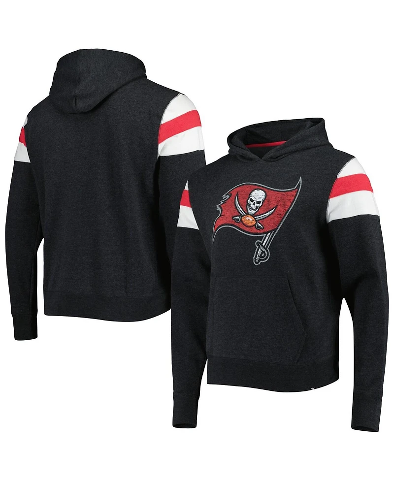 '47 Brand Men's Heathered Black Tampa Bay Buccaneers Premier Nico Pullover Hoodie
