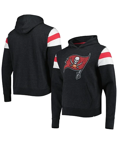 '47 Brand Men's Heathered Black Tampa Bay Buccaneers Premier Nico Pullover Hoodie