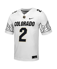 Nike Men's Shedeur Sanders White Colorado Buffaloes Alumni Game Jersey